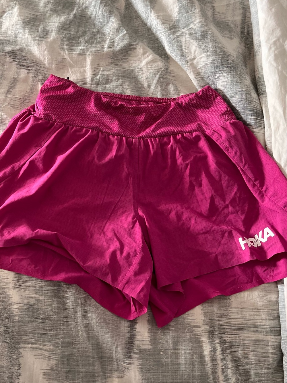 Hoka Women’s Fuchsia Athletic Running Shorts